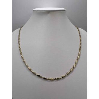 Glow 14K arany nyaklánc 50 cm 