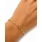 ELODI 14K sárga Arany karlánc 19,5cm