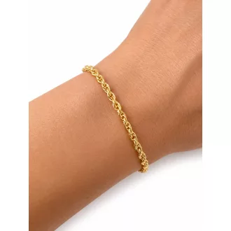 FRIDA 14K Sárga Arany Karlánc 18,5cm