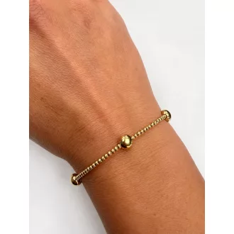 DORINA 14K SÁRGA ARANY Karlánc Állítható:16-19cm