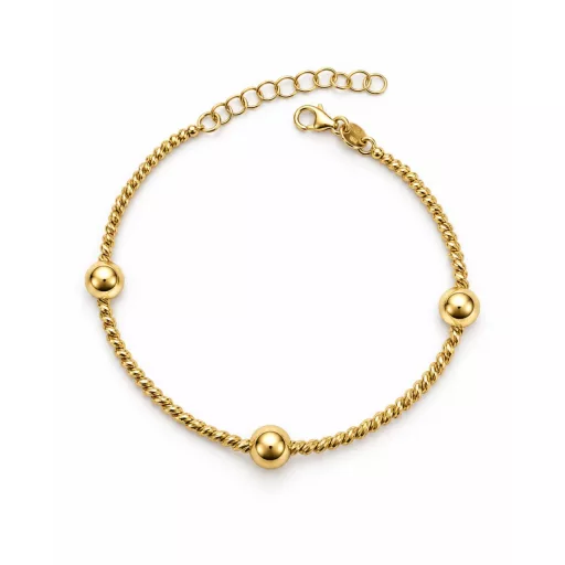 DORINA 14K SÁRGA ARANY Karlánc Állítható:16-19cm
