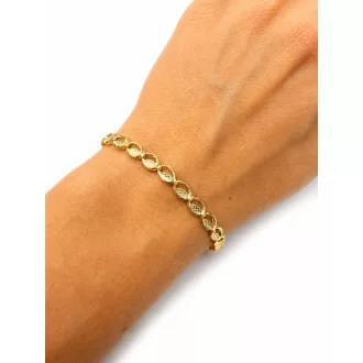 KIKI 14K SÁRGA ARANY Karlánc 19,5cm