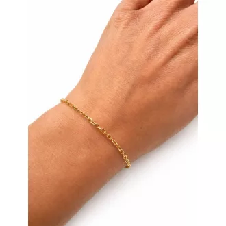 SOFIA 14K Sárga Arany Karlánc 19,5cm