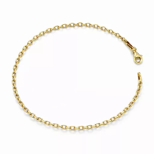 SOFIA 14K Sárga Arany Karlánc 19,5cm