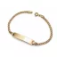 ANGYAL 14K Sárga Arany BÉBI GRAVÍROZHATÓ Karlánc 14cm