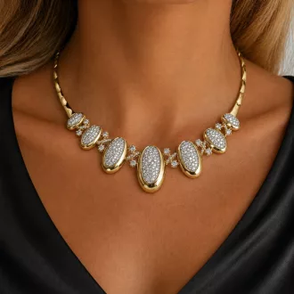 ELIZABELLA 14K arany nyaklánc 45 cm 