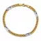 ABIGÉL 14K Sárga és fehér Arany Karlánc 19cm