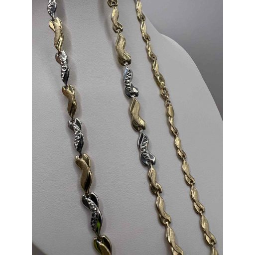 Aurie 14K arany nyaklánc 45 cm karlánc 19 cm