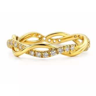 IDEAL APHRODITE 27db CIRKÓNIAKÖVES GYŰRŰ 14K