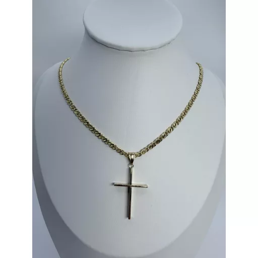 VALENTIN 14K arany Nyaklánc:60 cm  Medál:3,5x2cm