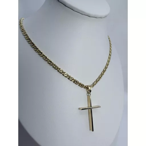 VALENTIN 14K arany Nyaklánc:60 cm  Medál:3,5x2cm