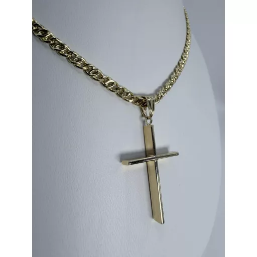 VALENTIN 14K arany Nyaklánc:60 cm  Medál:3,5x2cm