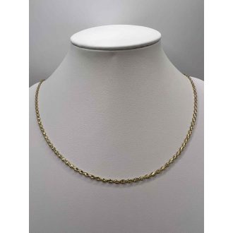 Indie 14K arany nyaklánc 50 cm 