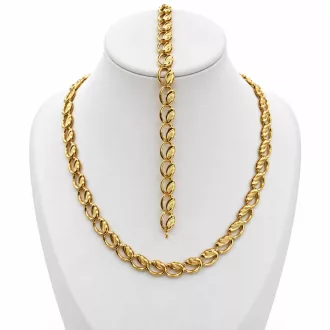 AMÉLIA 14K arany nyaklánc 45 cm karlánc 19,5 cm