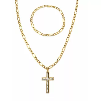 LIO 14K Arany nyaklánc MEDÁLLAL 60 cm karlánc 21 cm