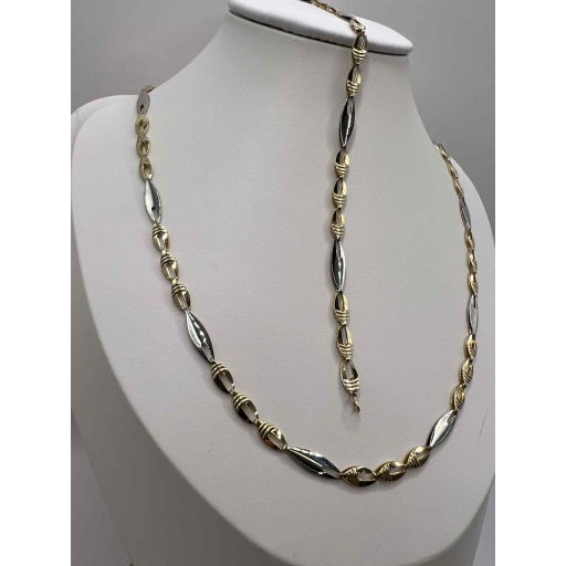 Livvy 14K arany nyaklánc 50 cm karlánc 20 cm