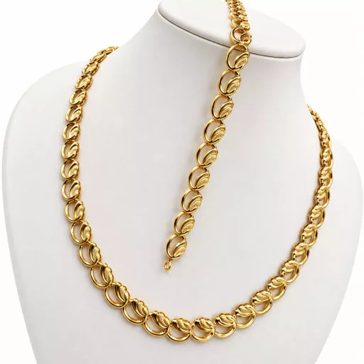 AMÉLIA 14K arany nyaklánc 45 cm karlánc 19,5 cm