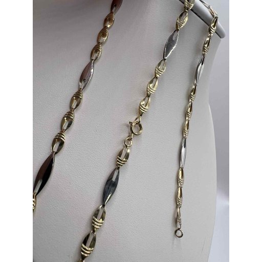 Livvy 14K arany nyaklánc 50 cm karlánc 20 cm
