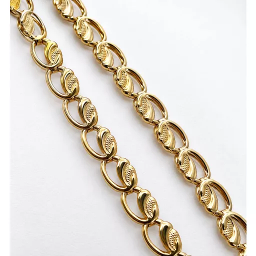 AMÉLIA 14K arany nyaklánc 45 cm karlánc 19,5 cm