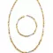 DOMINIK 14K arany nyaklánc szett 60 cm + karlánc-21,5cm