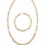 DOMINIK 14K arany nyaklánc szett 60 cm + karlánc-21,5cm