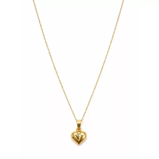 LIORA 14K sárga Arany Nyaklánc 45cm szivecske medállal