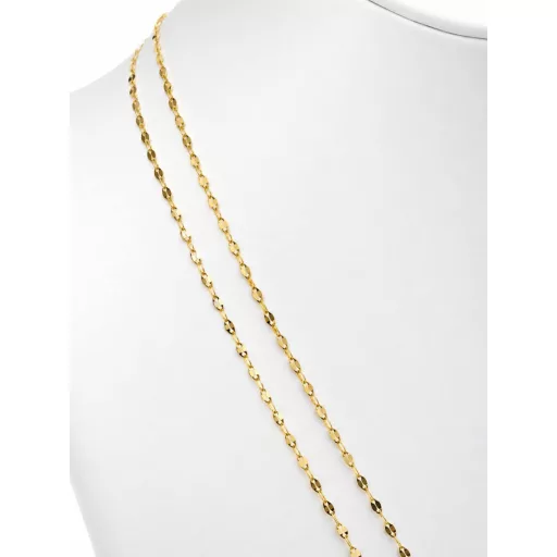 VIOLA 14K Sárga Arany Nyaklánc szett 45 cm + KÖVES MEDÁL