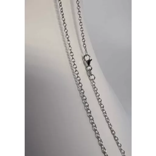 NIA 14K Fehér arany nyaklánc 47,5cm 