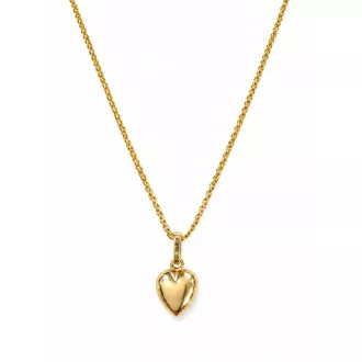 FRIDA 14K Sárga Arany Nyaklánc 45cm +PUFI medállal