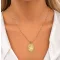 ANGYAL 14K Sárga Arany Nyaklánc 50cm + Angyalka medállal