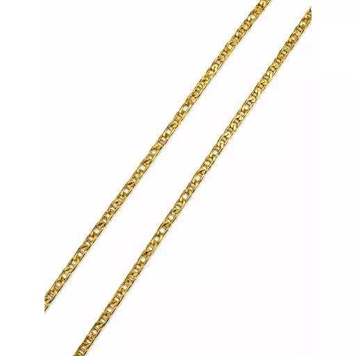 OYSTER 14K Sárga Arany Nyaklánc SZETT 45cm + LAP KERESZT medállal