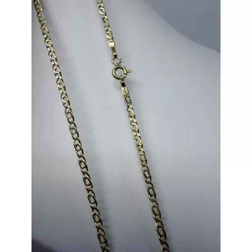 KITTI 14K Sárga Arany Nyaklánc 45cm + KÖVES ÉLETFA medállal