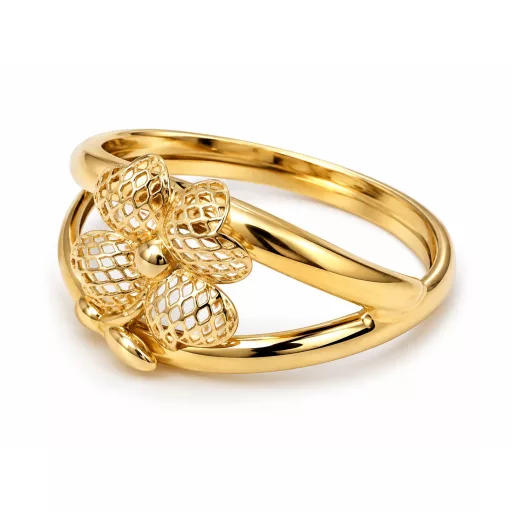 KLARISSZA 14K SÁRGA ARANY GYŰRŰ M:55