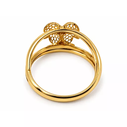 KLARISSZA 14K SÁRGA ARANY GYŰRŰ M:55