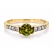 IDEAL PERIDOT DRÁGAKÖVES ELJEGYZÉSI GYŰRŰ M:53