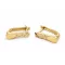 FRÈZIA 14K SÁRGA ARANY FÜLBEVALÓ 1,5cm HOSSZÚ