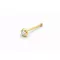 FILA 14K SÁRGA ARANY PIERCING 1cm