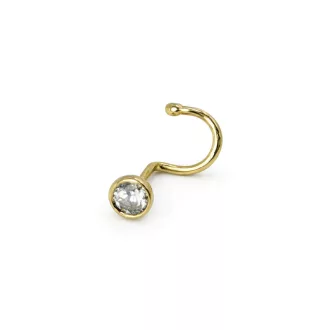 NONI 14K SÁRGA ARANY PIERCING 1cm