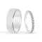 IDEAL MARBELLA FEHÉR ARANY KARIKAGYŰRŰ PÁR