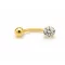 BETTI 14K sárga arany Köldök Piercing