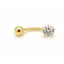BETTI 14K sárga arany Köldök Piercing